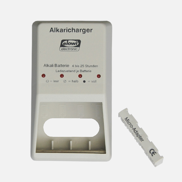 "Alkaricharger" Batterieladegert fr normale Batterien und Akkus