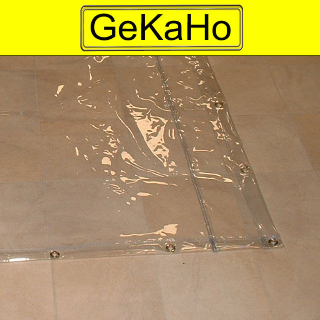 PVC Fensterplane, 600g/qm - Farbe: glasklar - Gre: 0,74 m x 2,30 m ( 2. Wahl)