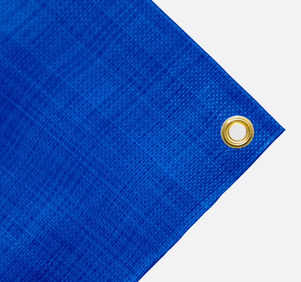 Gewebeplane, Abdeckplane ca. 270g/qm - Farbe: blau - Gre: 1,90 x 4,60 m (2. Wahl)