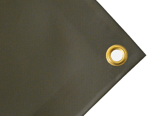 Abdeckplane, PVC, 600g/qm - Farbe: oliv - Gre: 1,75 m x 3,10 m (2. Wahl)
