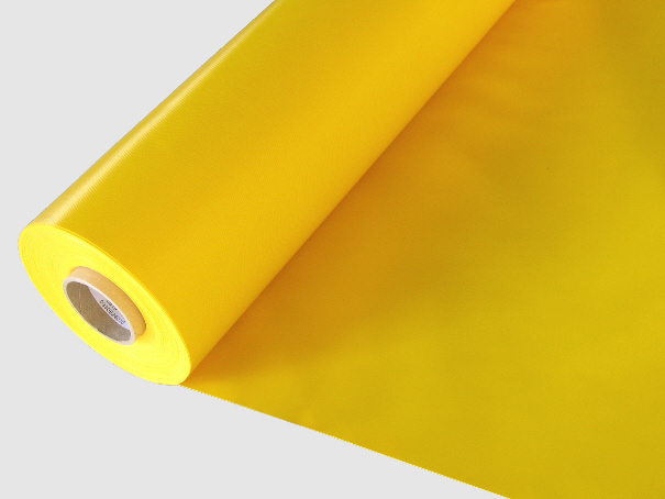 Abdeckplane PVC ca. 600g/m Meterware - gelb 1,50 m breit (2. Wahl Ware)
