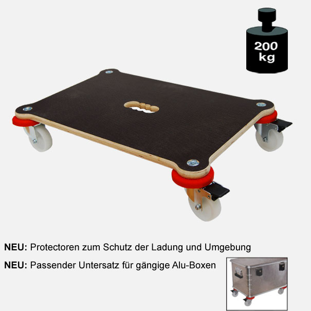 Multimobil: Transporthilfe, Mbelhund, Rollwagen, \"Maxi Grip Protector\" Gre: ca. 40 x 60 cm